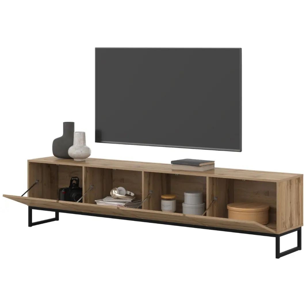 Tumba pentru TV Helvetia Loft 24N0OZ40 (Wotan Oak) - 4
