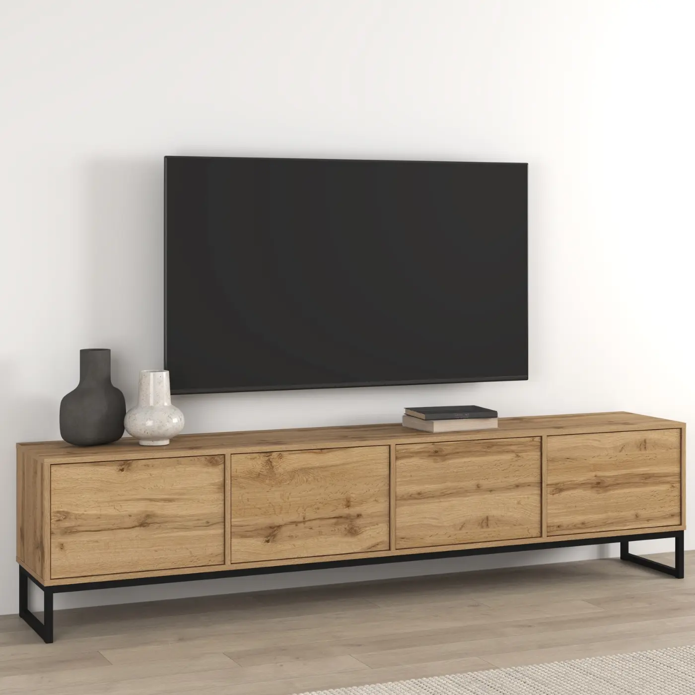 Tumba pentru TV Helvetia Loft 24N0OZ40 (Wotan Oak) - 5