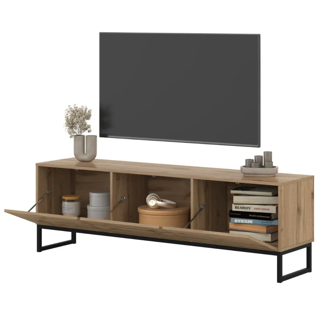 Tumba pentru TV Helvetia Loft 24N0OZ41 (Wotan Oak) - 5