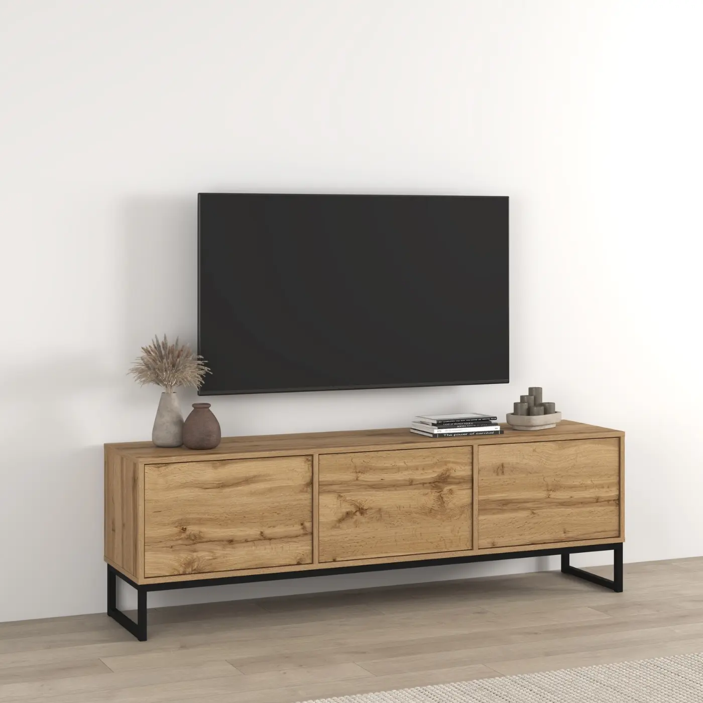 Tumba pentru TV Helvetia Loft 24N0OZ41 (Wotan Oak) - 6
