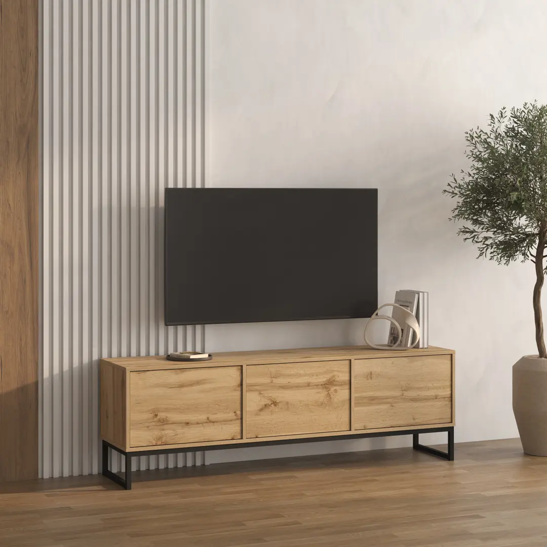 Tumba pentru TV Helvetia Loft 24N0OZ41 (Wotan Oak)