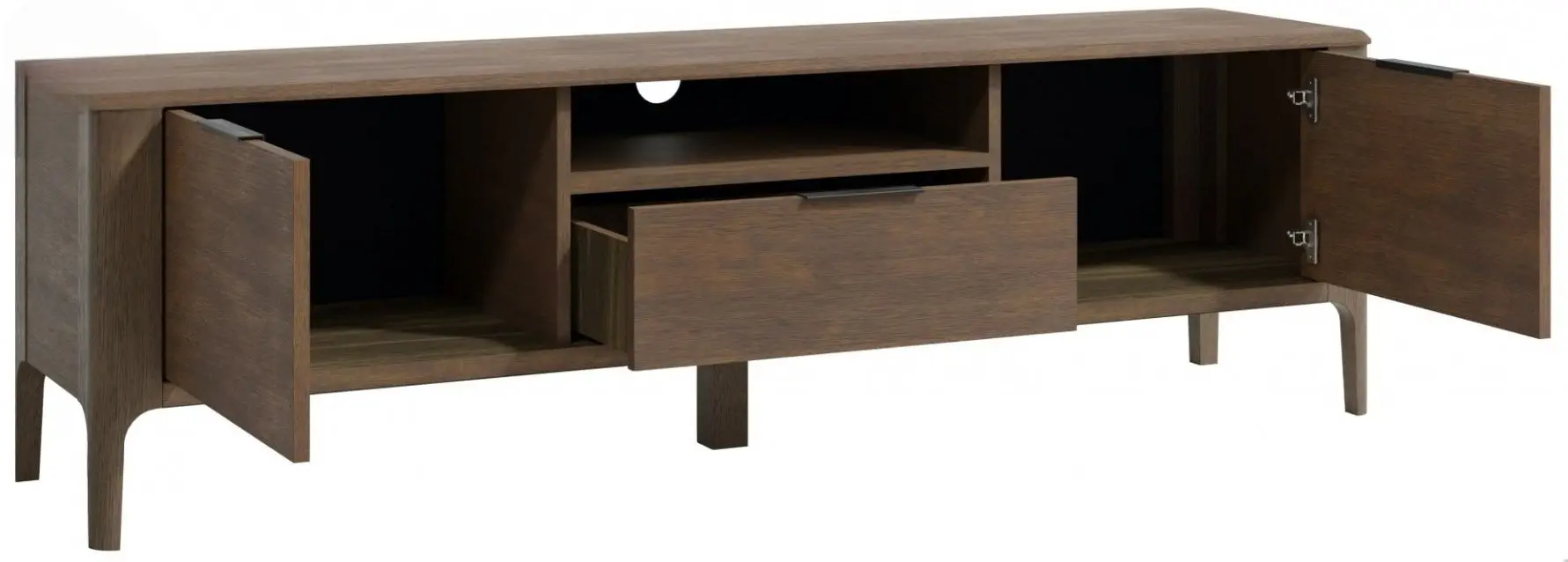 Тумба РТВ Helvetia Malawi 2D1S (Veneer Natural Oak)