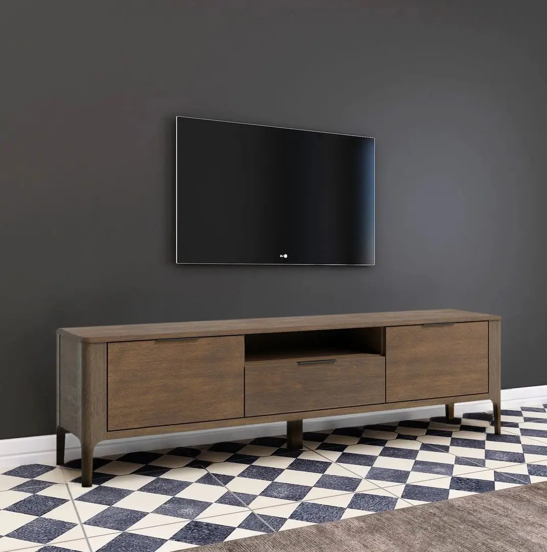 Тумба РТВ Helvetia Malawi 2D1S (Veneer Natural Oak)