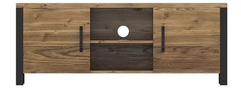 Tumba pentru TV Helvetia Olin №41 2D (Spruce Appenzeller/Black Matt)