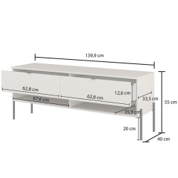Tumba pentru TV Helvetia ORE 24LGOG41 (Lindberg Oak) Thumb