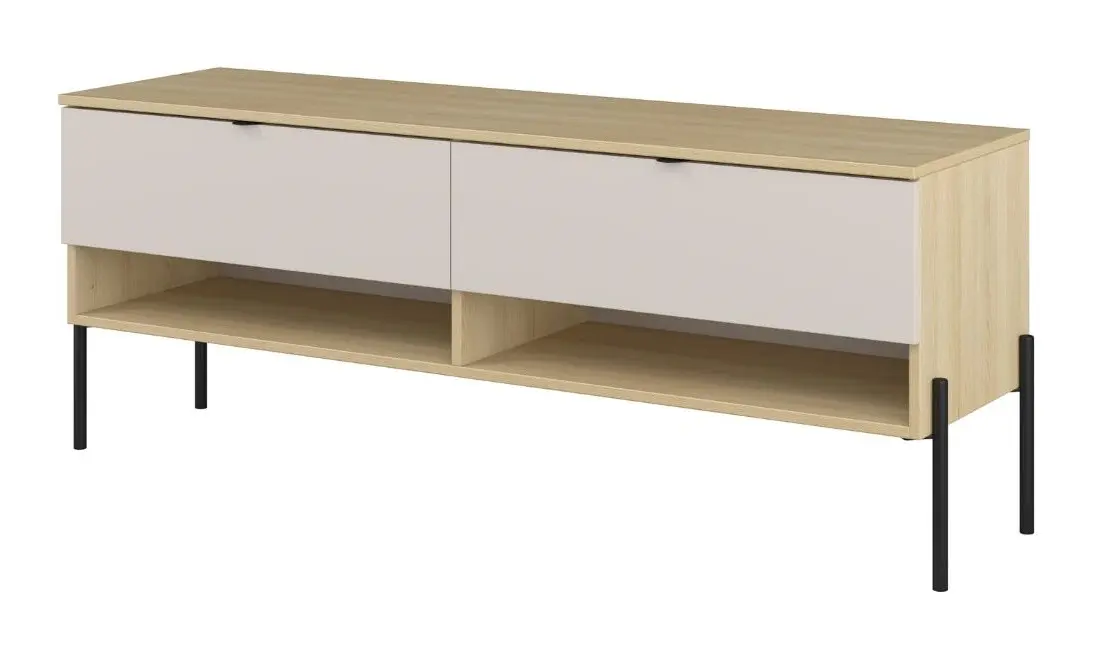 Tumba pentru TV Helvetia Ore 24LKOG41 (Cashmere/Lindberg Oak) - 2