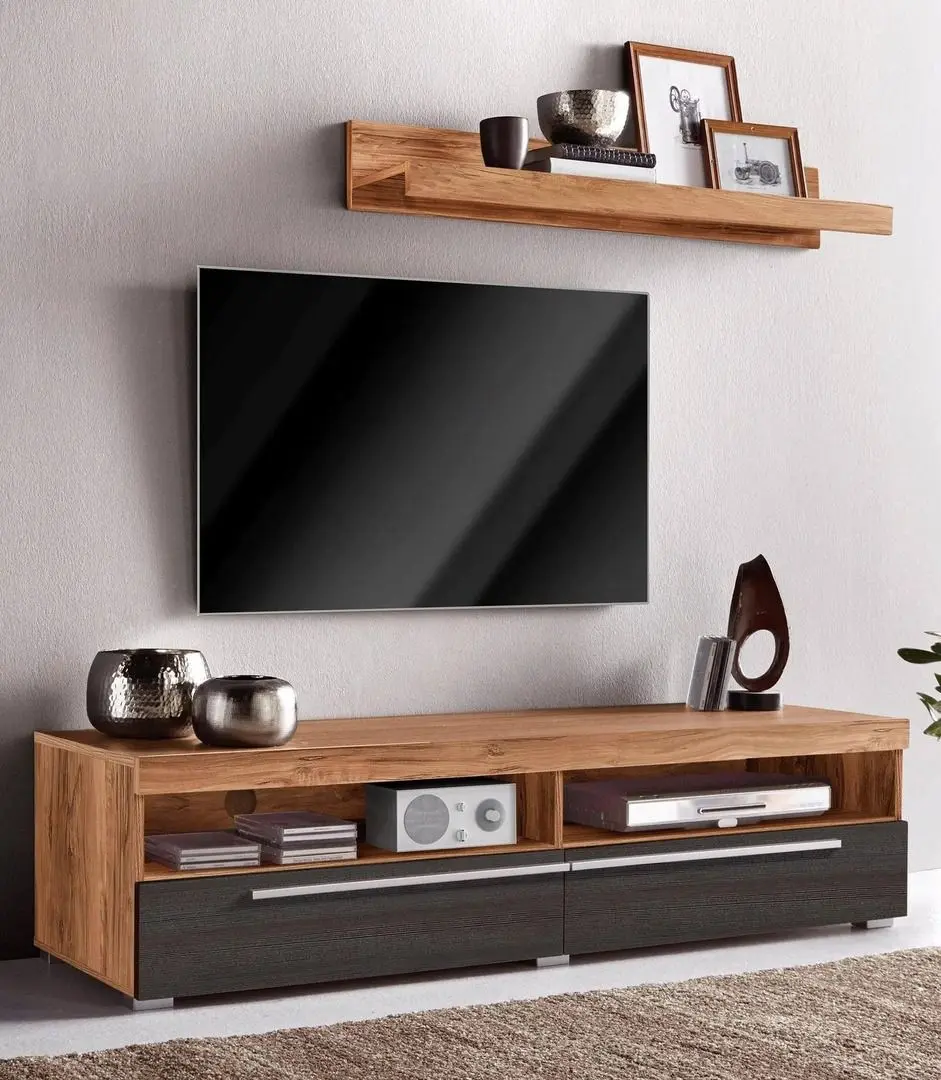 Tumba pentru TV Helvetia Roger №41 (Satin Walnut/Touchwood)