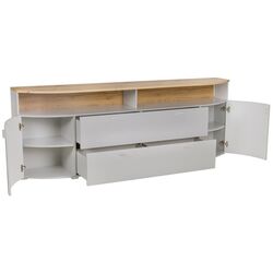 Tumba TV Helvetia Sambuca 2D1SZ (Evoke Oak/Grey) Thumb