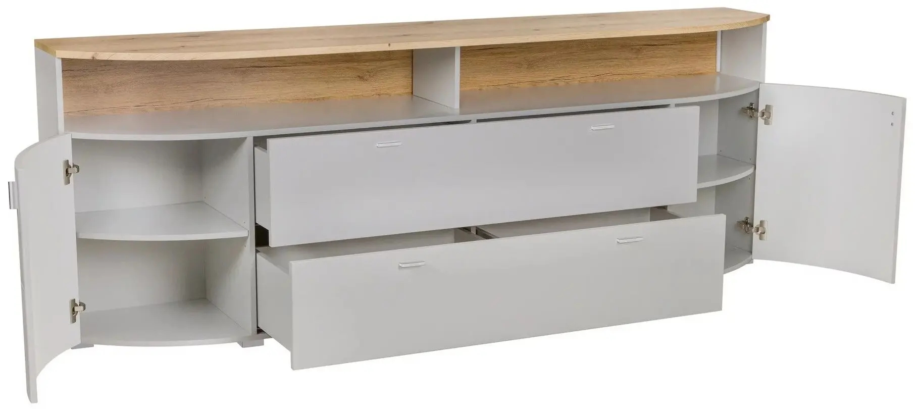 Tumba TV Helvetia Sambuca 2D1SZ (Evoke Oak/Grey)