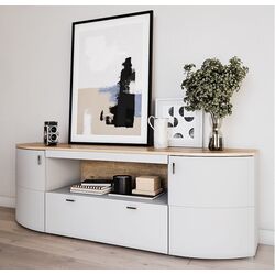 Tumba TV Helvetia Sambuca 2D1SZ (Evoke Oak/Grey)