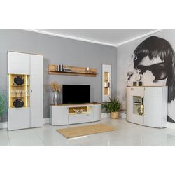 Tumba TV Helvetia Sambuca 2D1SZ (Evoke Oak/Grey) Thumb