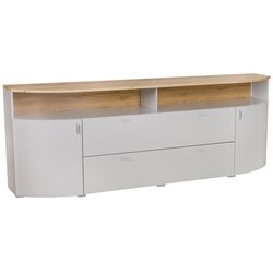 Tumba TV Helvetia Sambuca 2D2SZ (Evoke Oak/Grey) Thumb