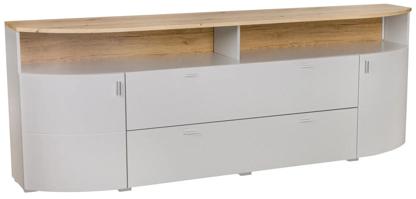 Tumba TV Helvetia Sambuca 2D2SZ (Evoke Oak/Grey)