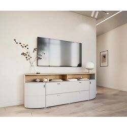 Tumba TV Helvetia Sambuca 2D2SZ (Evoke Oak/Grey)