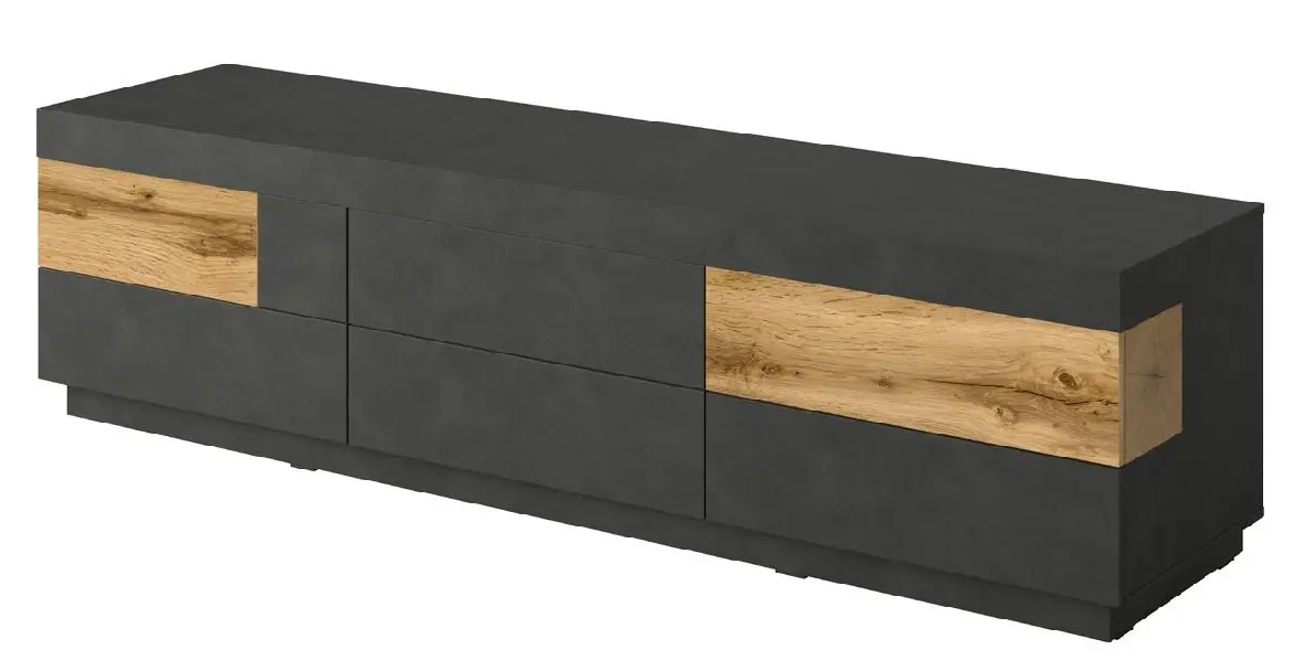 Tumba pentru TV Helvetia Silke №40 6S (Matera/Wotan Oak)