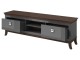 Tumba pentru TV Helvetia Tisaro 2S (Anthracite Gloss/Chocolate Oak)