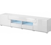 Тумба РТВ Helvetia Toledo №40 2D2S (White/White Gloss)