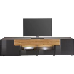 Тумба РТВ Helvetia Toledo №40 2D3S (Anthracite Gloss/Grandson Oak) Thumb