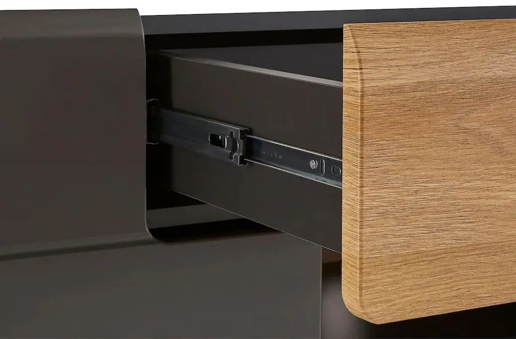 Тумба РТВ Helvetia Toledo №40 2D3S (Anthracite Gloss/Grandson Oak)