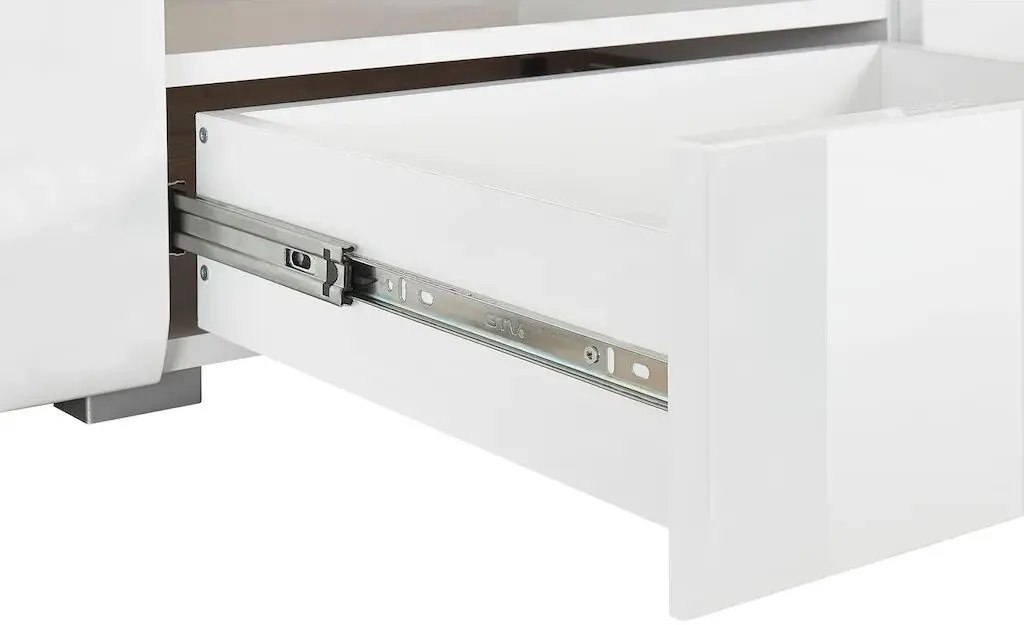 Тумба РТВ Helvetia Toledo №40 2D3S (White Gloss/Sanremo Oak Light)