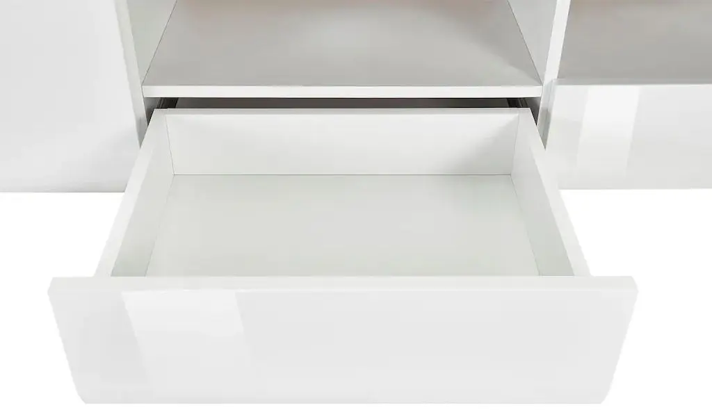 Тумба РТВ Helvetia Toledo №40 2D3S (White Gloss/Sanremo Oak Light)