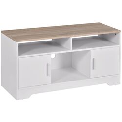 Тумба РТВ Homcom 833-778 105x52x40 cm (White/Oak) Thumb