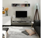 Tumba pentru TV Homcom 833-946 140x32x31 cm (Grey)