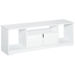 Tumba pentru TV Homcom 833-951 (White) Thumb