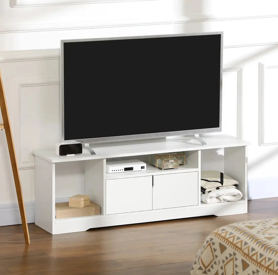 Tumba pentru TV Homcom 833-951 (White)