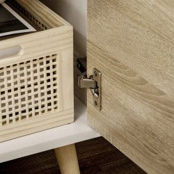 Тумба РТВ Homcom 838-180ND (White/Natural) Thumb