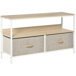 Тумба РТВ Homcom 839-071LG (Natura/Light Grey) Thumb
