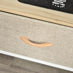 Тумба РТВ Homcom 839-071LG (Natura/Light Grey) Thumb