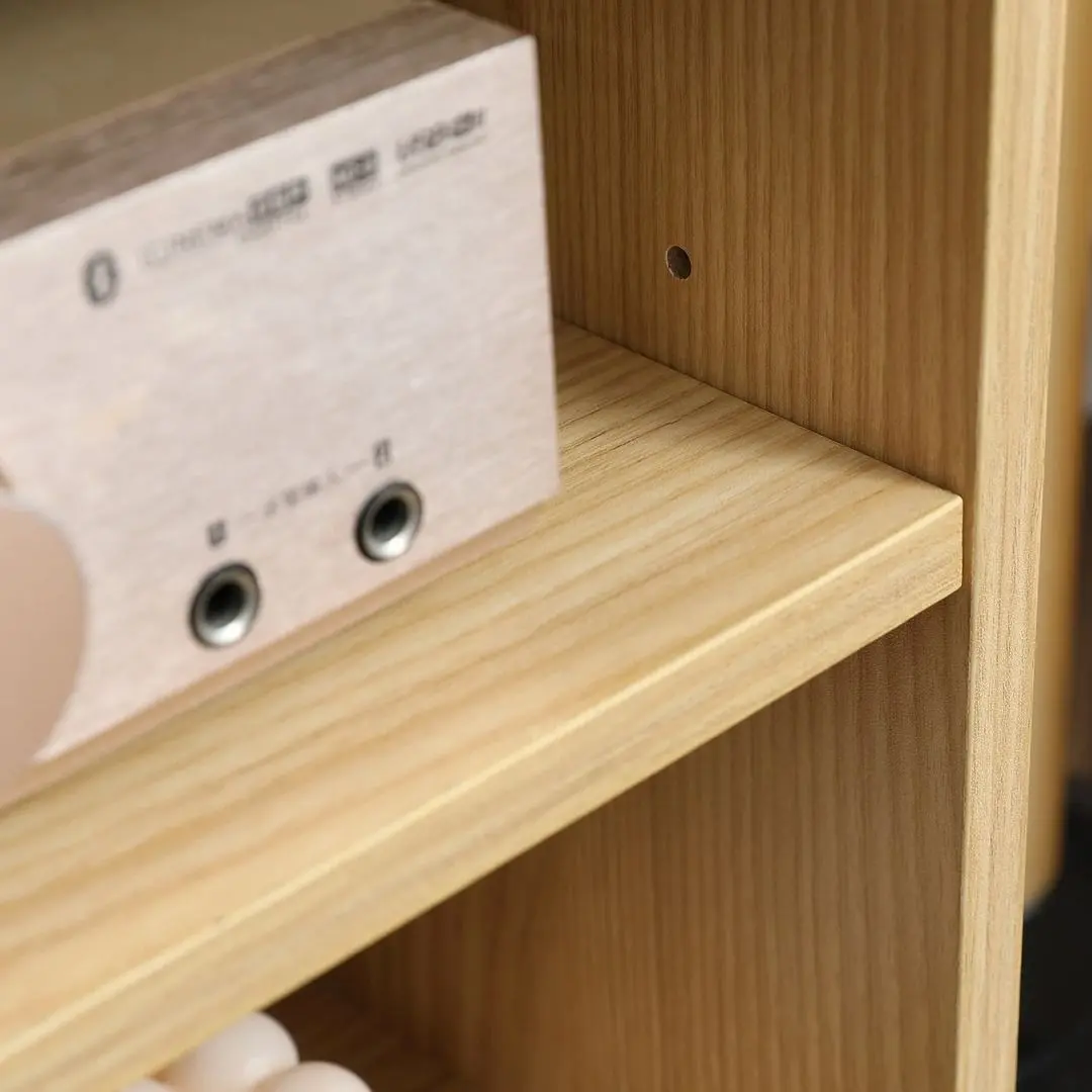 Тумба РТВ Homcom 839-140 110x48x39 cm (Natural Oak/White) - 5