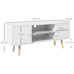 Тумба РТВ Homcom 839-281 (White) Thumb