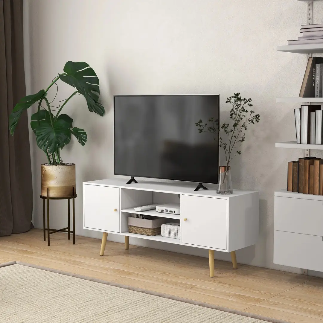 Тумба РТВ Homcom 839-281 (White)