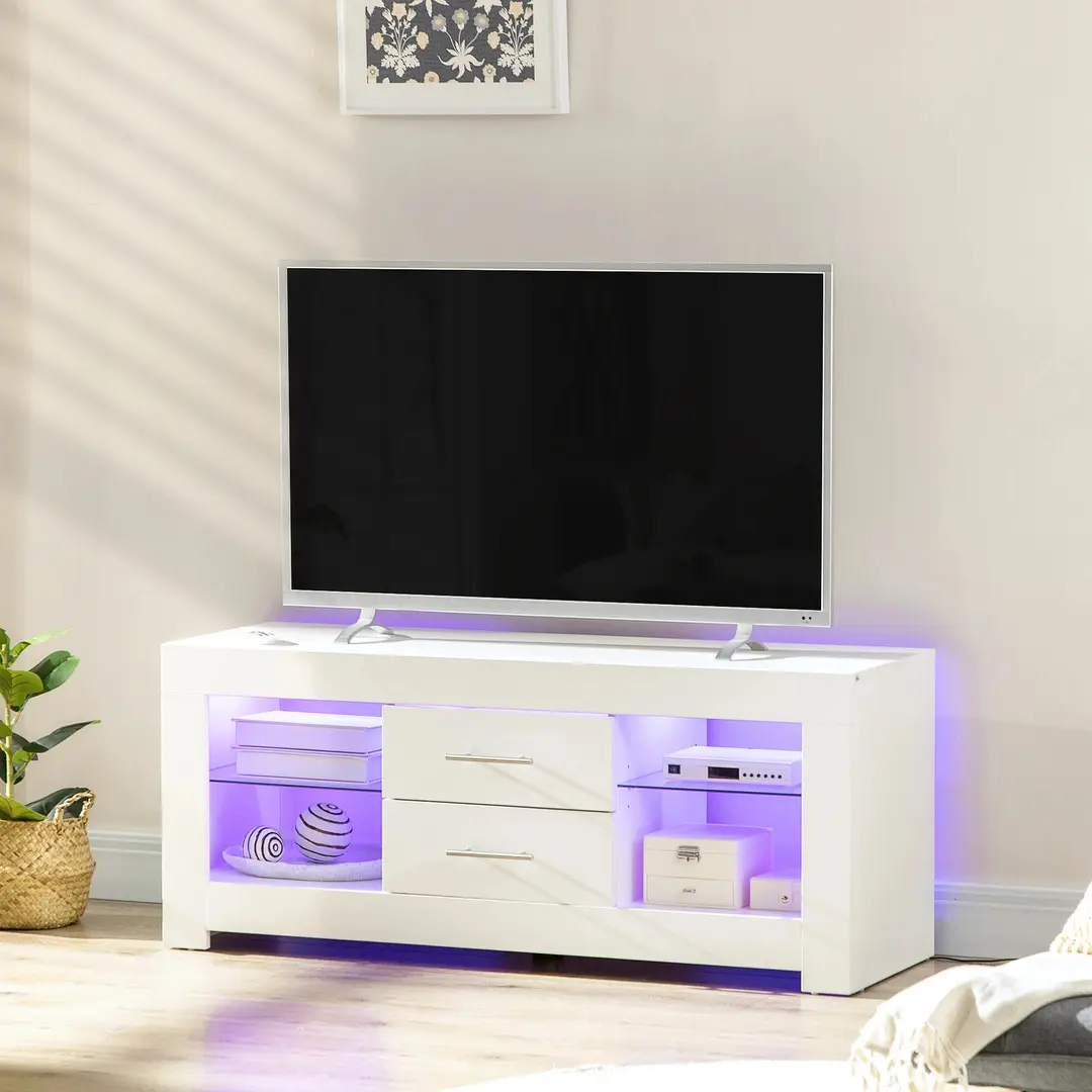 Tumba pentru TV Homcom 839-531V92WT (White)
