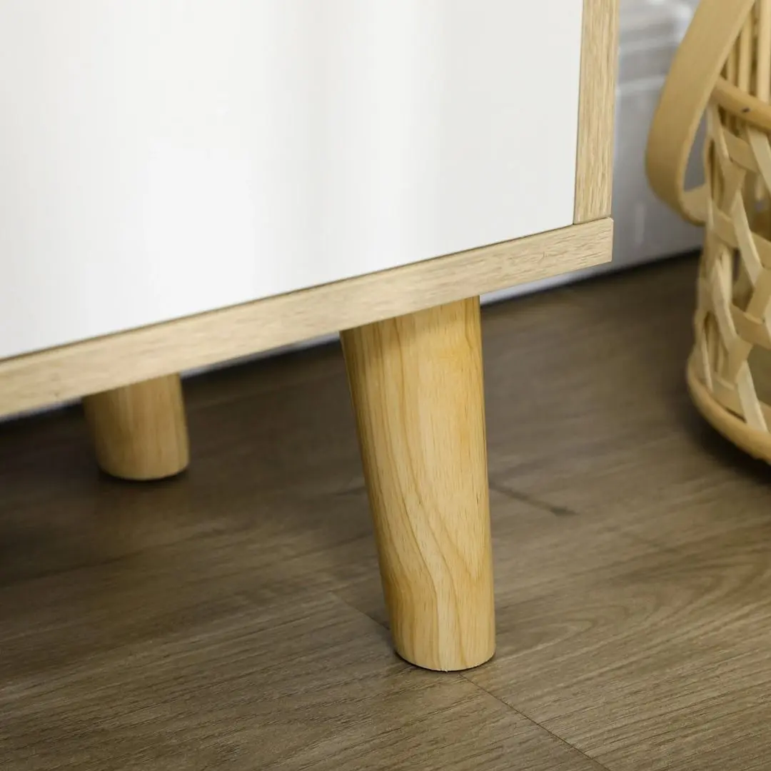 Тумба РТВ Homcom 839-660V00AK 150x30x42 cm (Natural Oak/White)