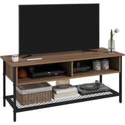 Tumba pentru TV Homcom 839-769V00BN 110x40x48 cm (Brown/Black) Thumb