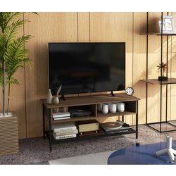 Тумба РТВ Homcom 839-769V00BN 110x40x48 cm (Brown/Black)