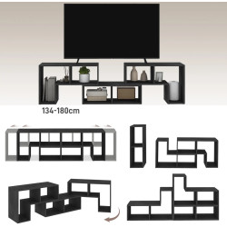 Тумба РТВ Homcom 83B-202V00BK (Black) Thumb