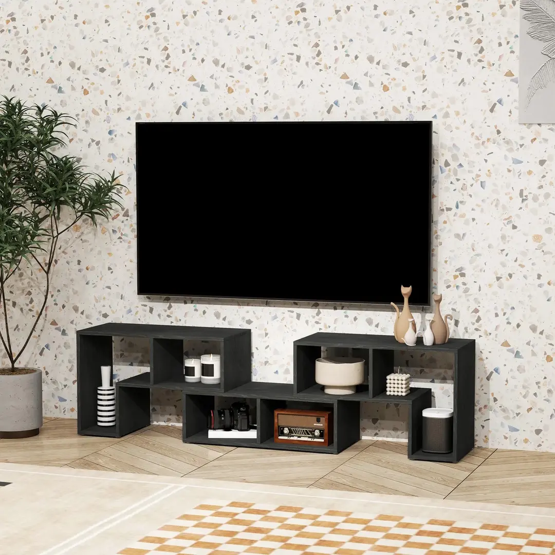 Тумба РТВ Homcom 83B-202V00BK (Black)