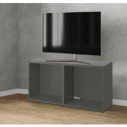 Тумба РТВ Ikea Besta 120x40x64 (Темно-серый)