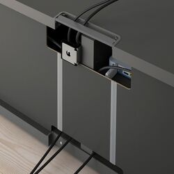 Тумба РТВ Ikea Besta 120x40x64 (Темно-серый) Thumb