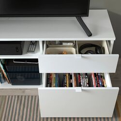 Tumba pentru TV Ikea Vihals 146x37x50 (Alb) Thumb