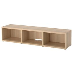 Tumba pentru TV Ikea Besta 180x40x38 (Aspect Stejar Antichizat)