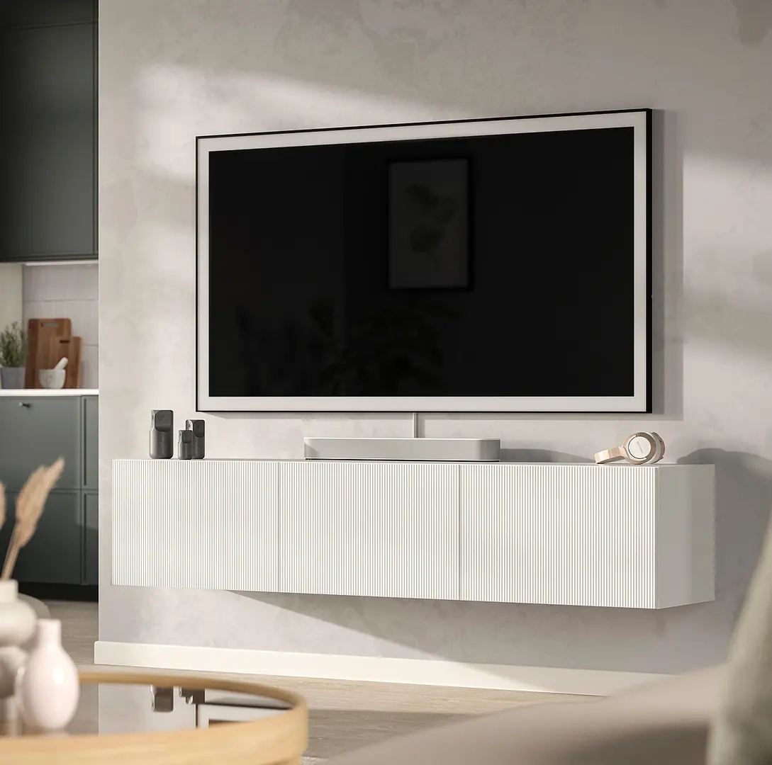 Tumba pentru TV Ikea Besta/Forvaltare 180x42x38 (Alb)