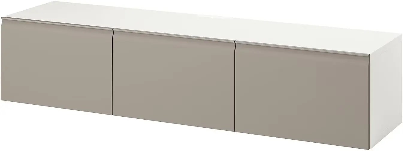 Tumba TV Ikea Besta/Hammarsmed 180x42x38 (Alb/Bej) - 2