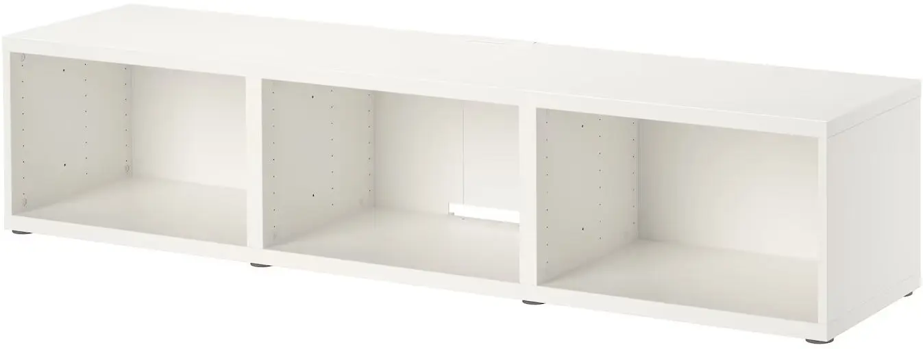 Tumba TV Ikea Besta/Hammarsmed 180x42x38 (Alb/Bej) - 3