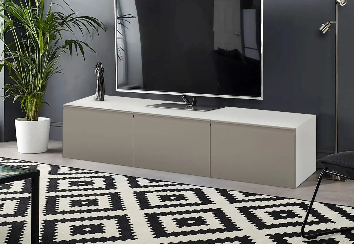 Tumba TV Ikea Besta/Hammarsmed 180x42x38 (Alb/Bej)