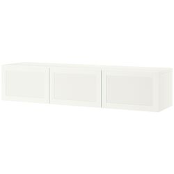 Tumba pentru TV Ikea Besta/Hanviken 180x42x38 (Alb) Thumb
